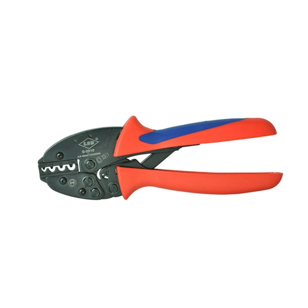 Ratchet Crimper Pliers for Non Insualted Cable Lugs 0.5-16mm² 20-6AWG Crimping Hand Tools ,Durability That Lasts