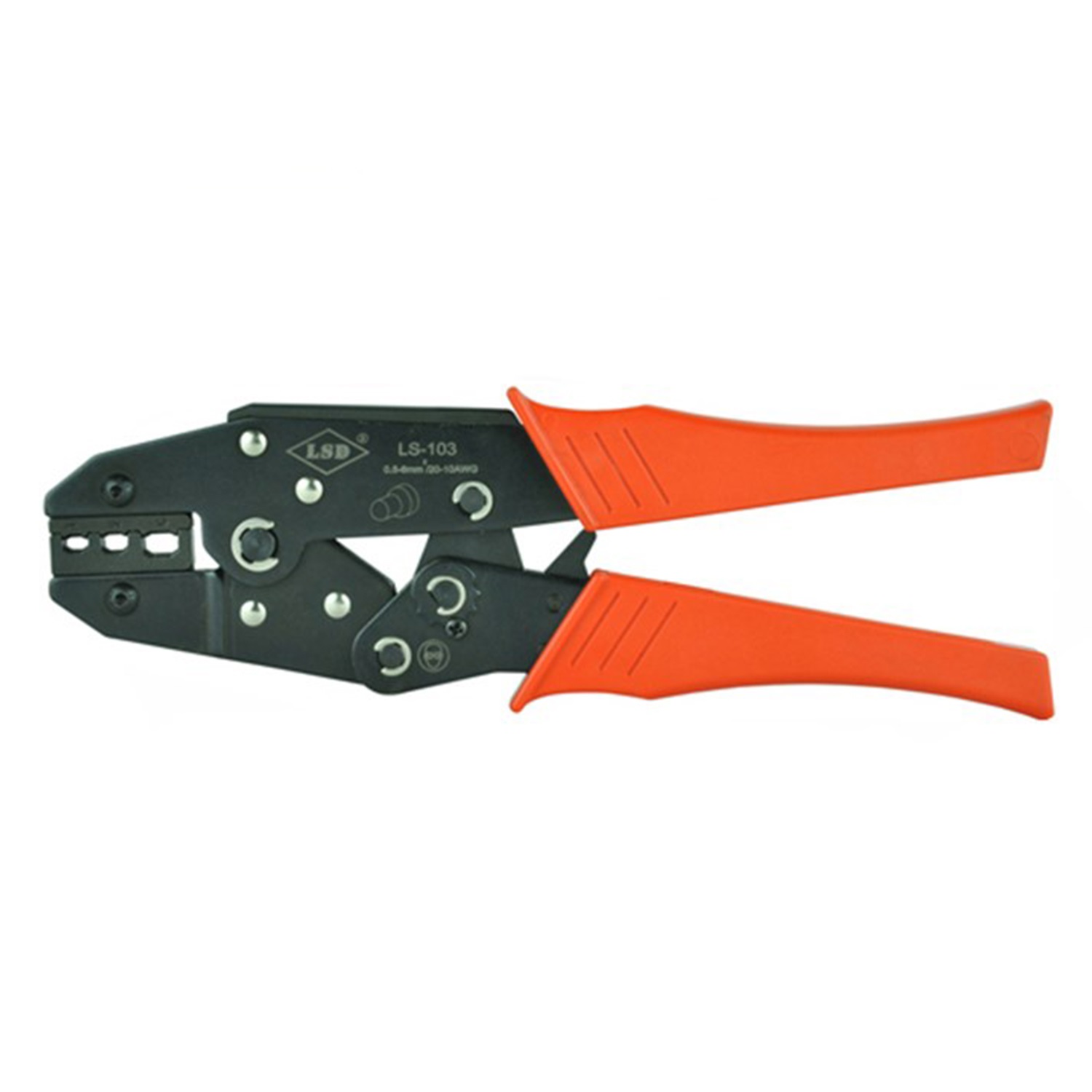 Ratchet Crimping Plier for 0.5-6mm²,Non-insulated Tabs Hand Teminals Tool Crimper ,Durability That Lasts