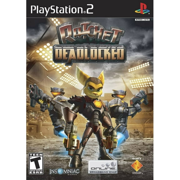 Restored Ratchet Deadlocked PlayStation 2 Video Game