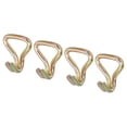 thumbnail image 1 of Ratchet Double J Strap Hook Load 8818 Lbs Zinc Color for 2" Tie Down Strap Webbing, 4 Pack, 1 of 4