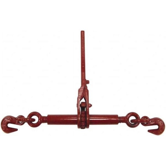 Ratchet Forged Load Binder, 7,100 Lb Capacity, 3/8" Max Chain Size, 8" Take Up