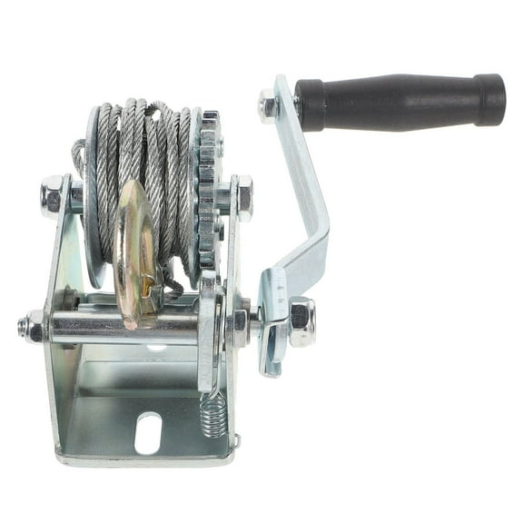 Ratchet Hand Winch,Manual 500 Lb Mini Loading Boat 500lb Metal Trailer Marine Crank For Cars, Home Improvement, Cargo Handling ,Outstanding Load Capacity