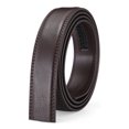 thumbnail image 1 of Ratchet Leather Belt without Buckle for Men Replacement Belt 30 mm Width Strap, 1 of 5