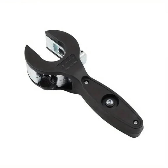 Ratchet Pipe Cutter, Adjustable PVC Pipe Cutting Tool with Quick Cut Blade, Tube Cutter for Plastic Pipes, Plumbing Hand Tool with Easy Grip Handle for DIY and Professional Repairs