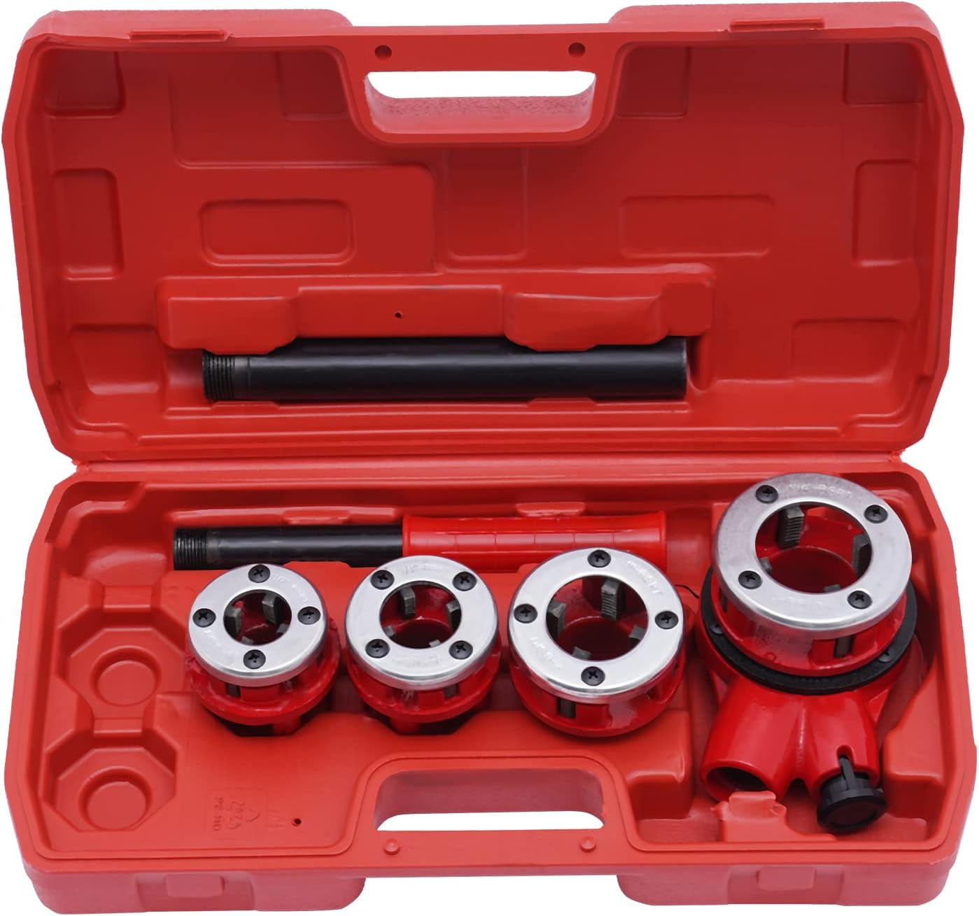 Ratchet Pipe Threader Kit Set Portable Hand Pipe Threader Ratchet Kit ...