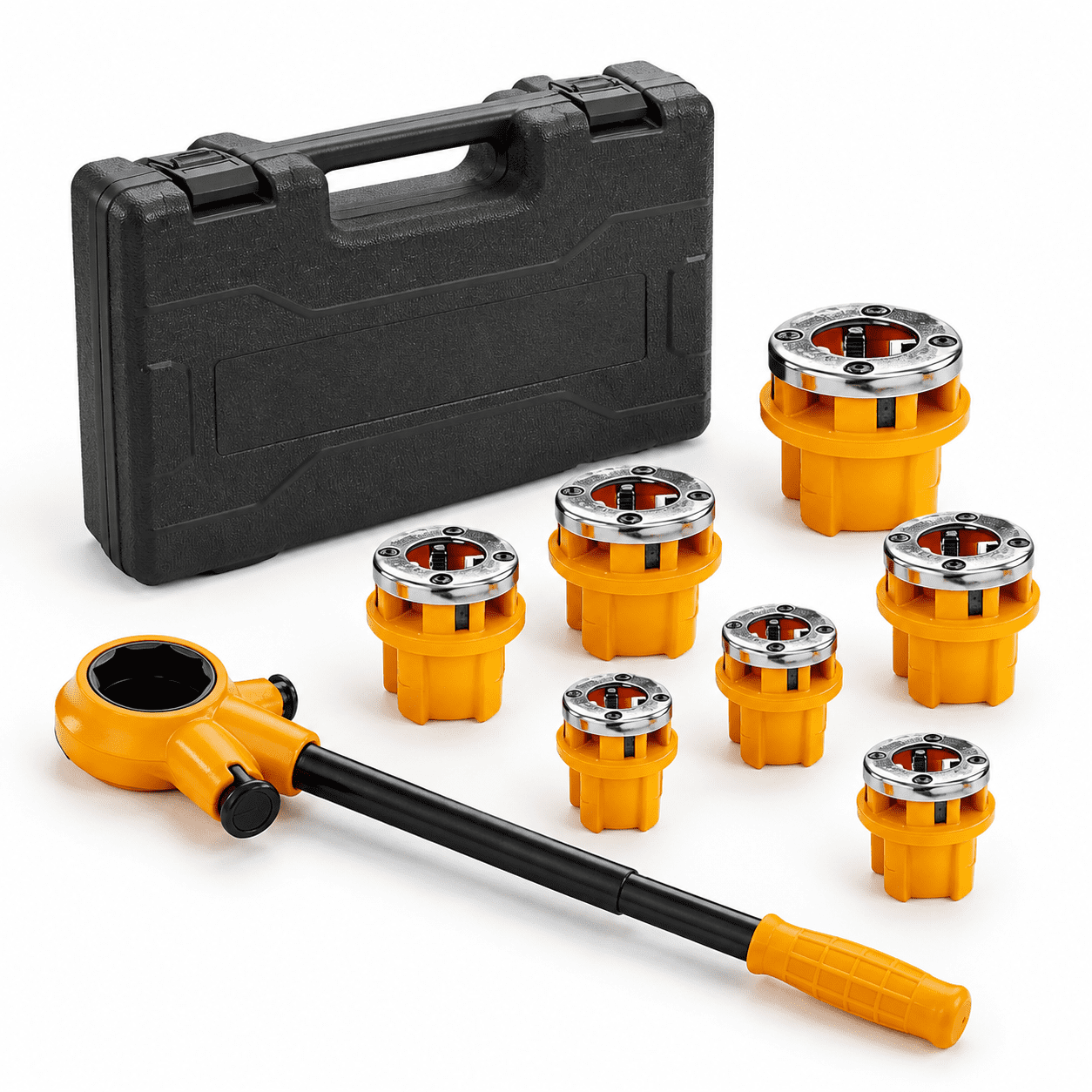 Ratchet Pipe Threader Kit W/ 6 Npts (1/4