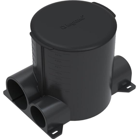 Ratchet-Pro Round Dual Service Nonmetallic Concrete Floor Box