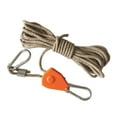 thumbnail image 1 of Ratchet Rope Hanger Grow Light Hangers Reinforced Metal Gears Tensioner Tent Guy Ropes Tent Wind Rope Rope Hanger for Plants Grow Light 5m Khaki, 1 of 10