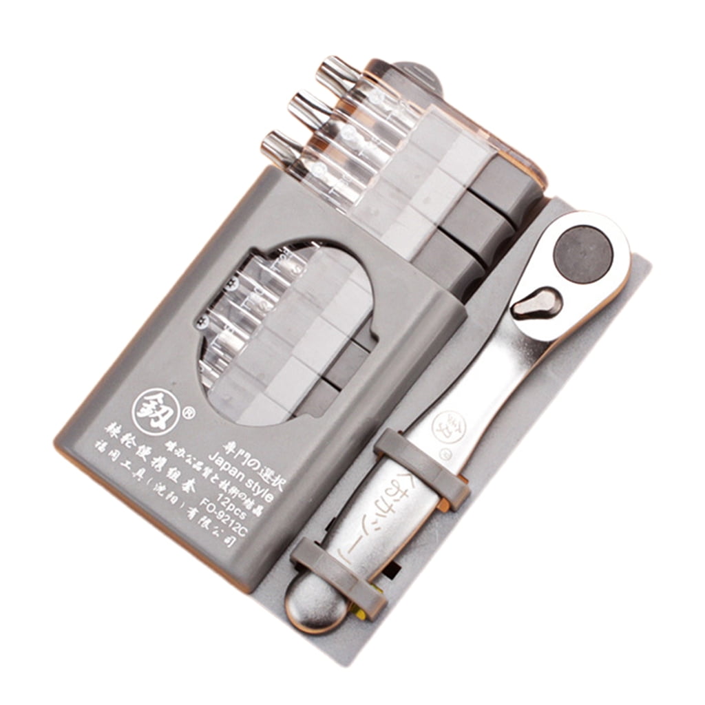 Ratchet Screwdriver Positive And Negative Screw Combination Set 10Pcs Screwdriver Ratchet Wrench Repair Hand Tools