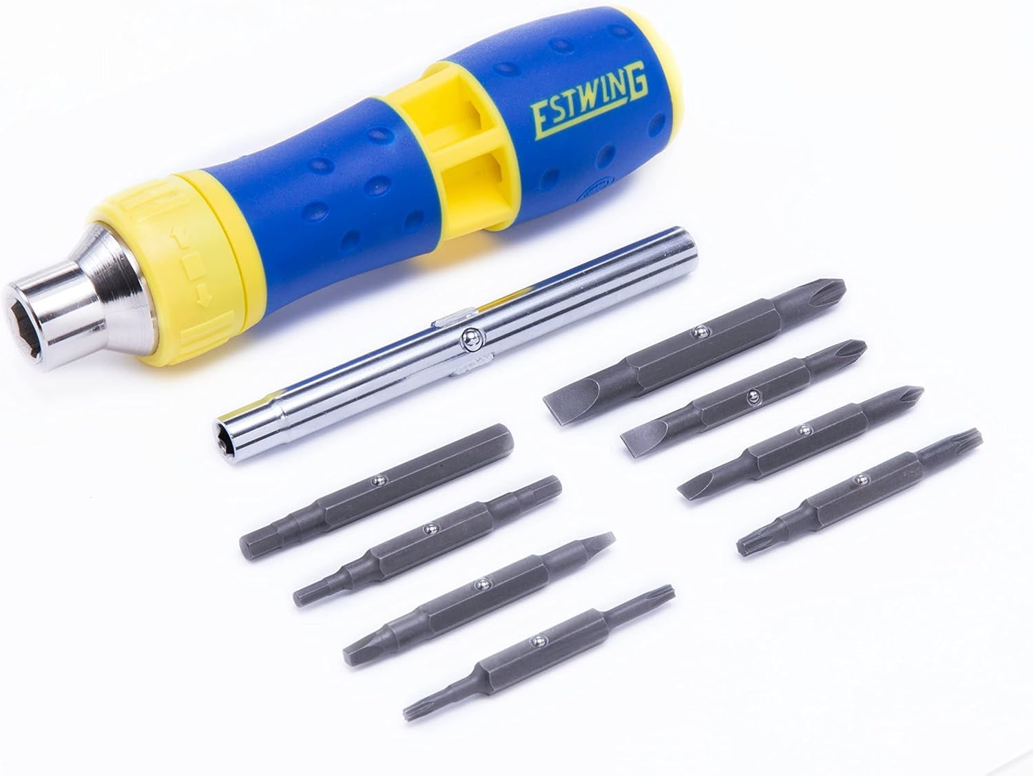 Ratchet Screwdriver Set, Reversible Ratcheting Mechanism, InHandle