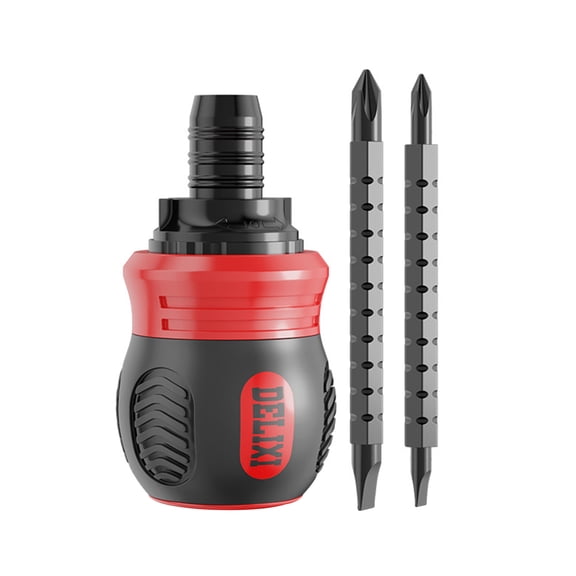 Ratchet Screwdriver Telescopic Repair Tools Dual-purpose Screw Driver Hand Tools for Home Multi-functional