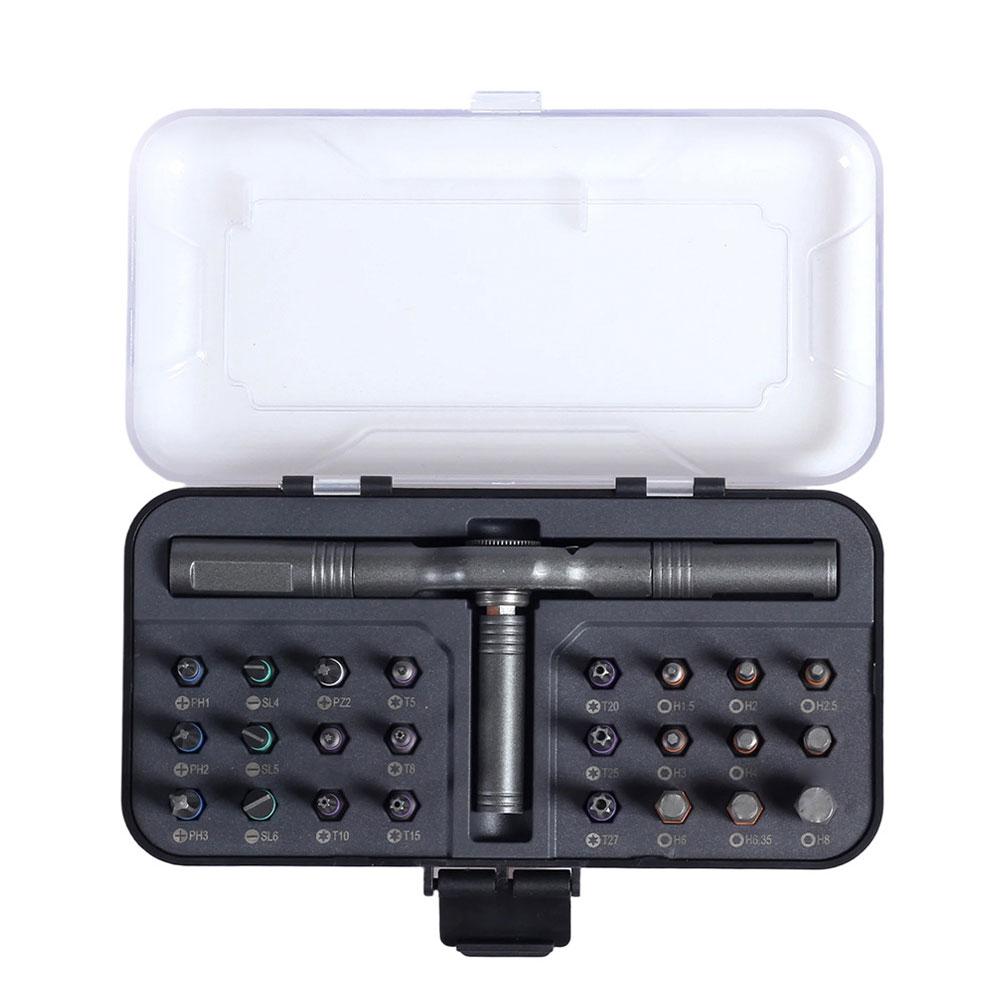 Ratchet Set Magnetic 24 in1 Precision Bits with Handle Watch Kit for ...