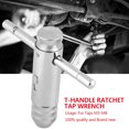 thumbnail image 1 of Ratchet Tap Wrench, Hand Tapping Wrench T-Handle 3mm-8mm Mechanic M3-M8 T Bar  For Die Set For Tap, 1 of 8