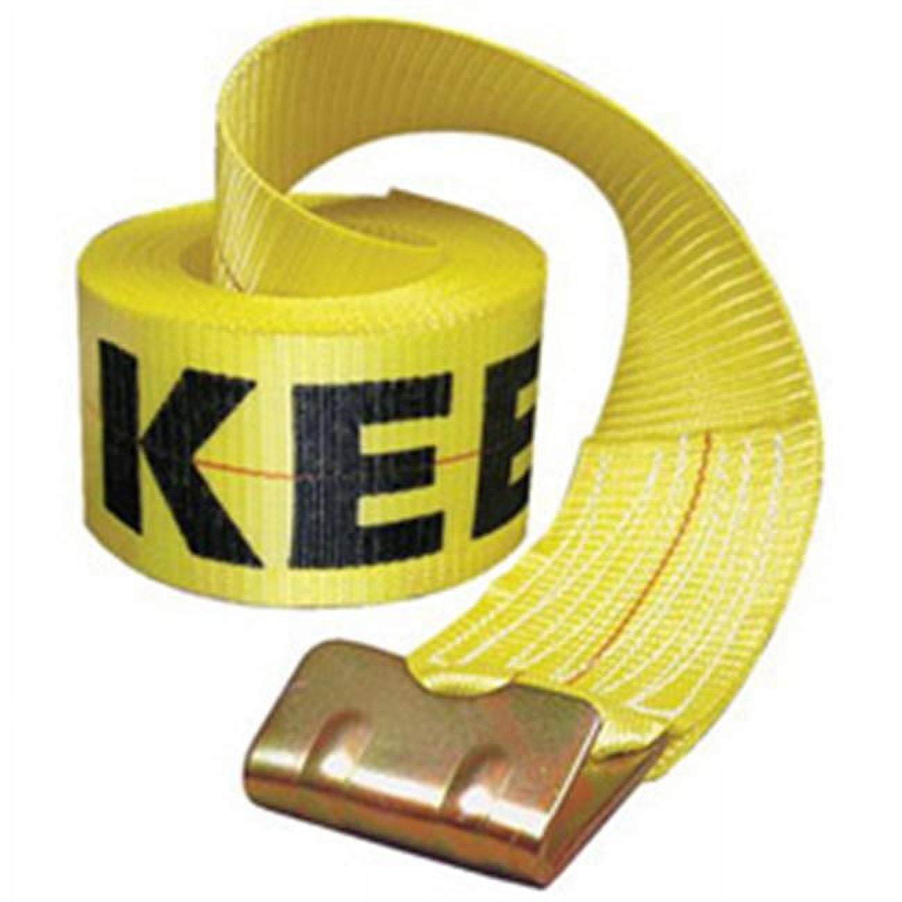 Ratchet TieDown Straps, Flat Hooks, 4 in W, 30 ft L, 15,000 lb