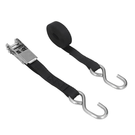 Ratchet Tie Down Straps, Powerful Tensioning Belts 800KG Pulling Force for Motorcycle, Trailer, Trucks, Kayak, Boat(3 meters)