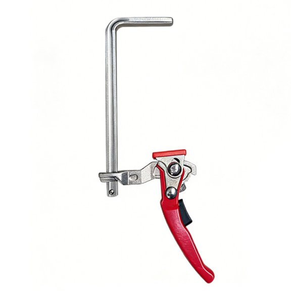 Ratchet Woodworking Clamp,Heavy Duty Ratcheting Clamp For Woodworking Guide Rails With Quick And Pad