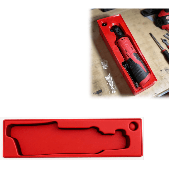 Ratchet Wrench Holder Compatible with Milwaukee M12, High-Torque Power Tool Suitable For Automotive Repair And Mechanical Maintenance.