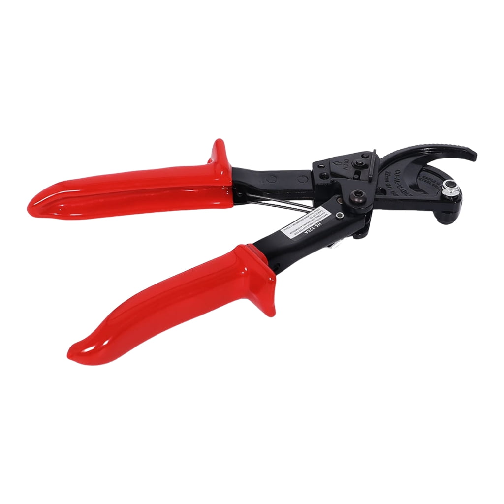 Ratcheting Cable Cutter Quick Release Ratcheting Wire Cable Cutter Cut with Comfortable Grip Handle Easy to Use Tool
