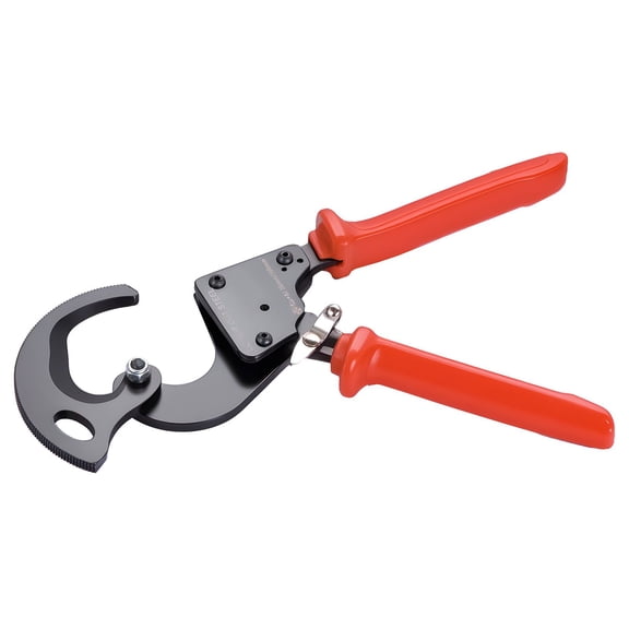 Ratcheting Cable Cutter Spring Steel Blades PVC Coated Handles Quick Release 600 / 300 mm Copper Aluminum Wire
