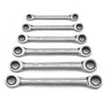 thumbnail image 1 of Ratcheting Dble Box End Wrench Set Met 6 Piece, 1 of 2