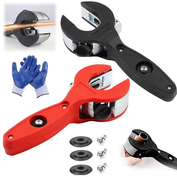 Ratcheting Pipe Cutter Tool, 8-29mm Ratcheting Tubing Cutter, 2 In 1 Close Quarters Tube Compact Cutter, Quick Cut Pipe Cutter, Ratcheting Pvc Cutter For Cutting PVC/PPR/Plastic Hoses (2Pcs/Mix)