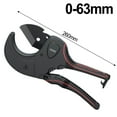 thumbnail image 1 of Ratcheting Pipe Tube Cutter For PVC PU PP PE Hose 32 Mm 75 Mm Fast Square Cuts Fine Ground Blade Easy Replace Professional Tool, 1 of 6