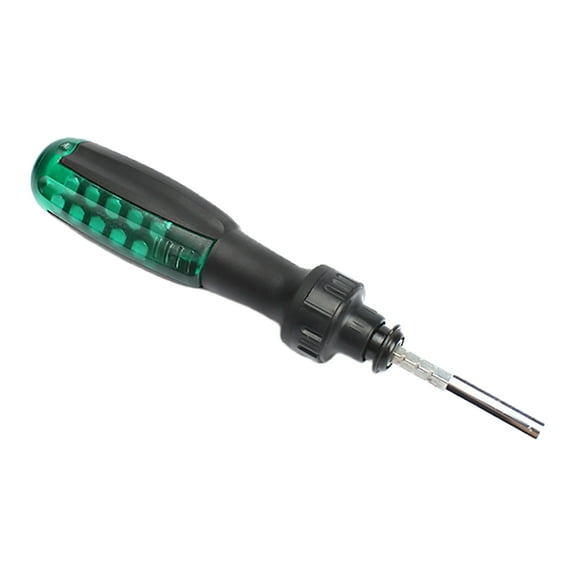 Ratcheting Screwdriver 11-in-1 Multiple Bit Screw Driver Ratchet Screwdriver Retractable Cartridge Multiple Screwdriver