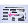 thumbnail image 1 of Ratcheting Screwdriver/T-Rex Tool 83 Piece Custom Box Set -  Ergonomic Handle Hot Pink, 1 of 8