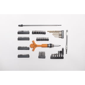 Ratcheting Screwdriver/T-Rex Tool 83 Piece Custom Box Set- Ergonomic Handle Safety Orange