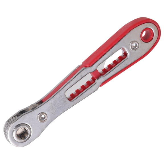 Ratcheting Spanner 36 Teeth AntiSlip Grooves Ratcheting Screwdriver Durability Carbon Steel For Tight Engine Space