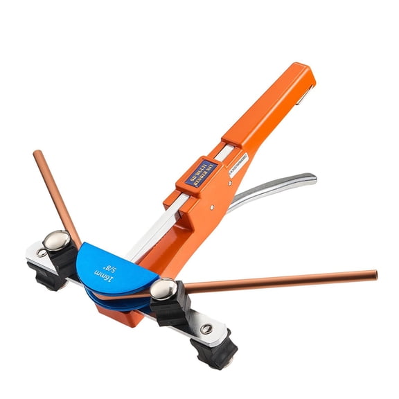 Ratcheting Tubing Bender Kit 1/4-7/8 Inch, Compact Hand Tool with 7 Dies, Forward/Reverse for Copper HVAC AC Refrigeration