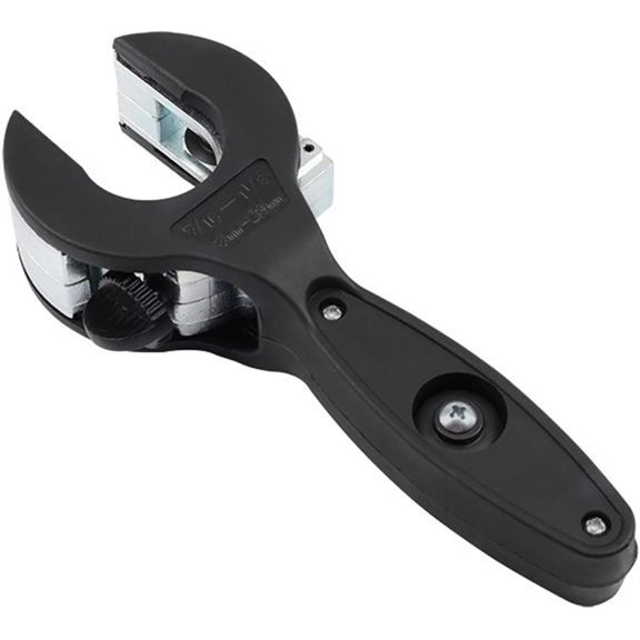 Ratcheting Tubing Cutter: Adjustable Ratcheting Tubing Cutter Tool for 5/16" to 1-1/8" Tubing, 2 in 1 Tube Cutter, Ratcheting Pvc Cutter for Cutting Pvc, Ppr, And Plastic Hoses