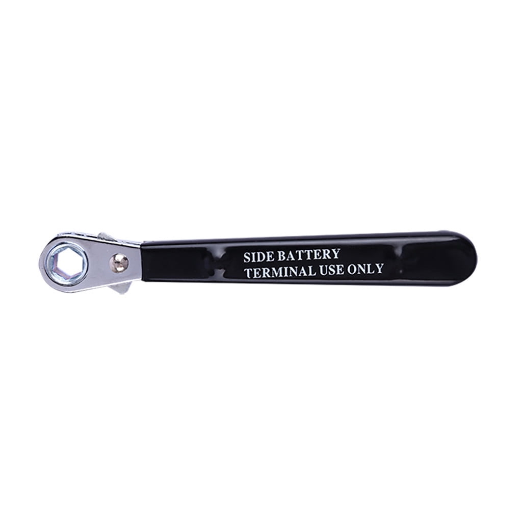 Acouto Seitenanschluss Ratschenschlüssel – 5/16 Zoll Sechskant, Isolierter Griff, 12,7 Cm, Für Autobatterien