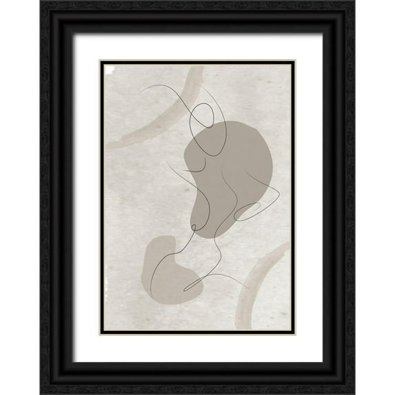 Ratcliffe, Tiffany 14x18 Black Ornate Wood Framed with Double Matting Museum Art Print Titled - Figure 01