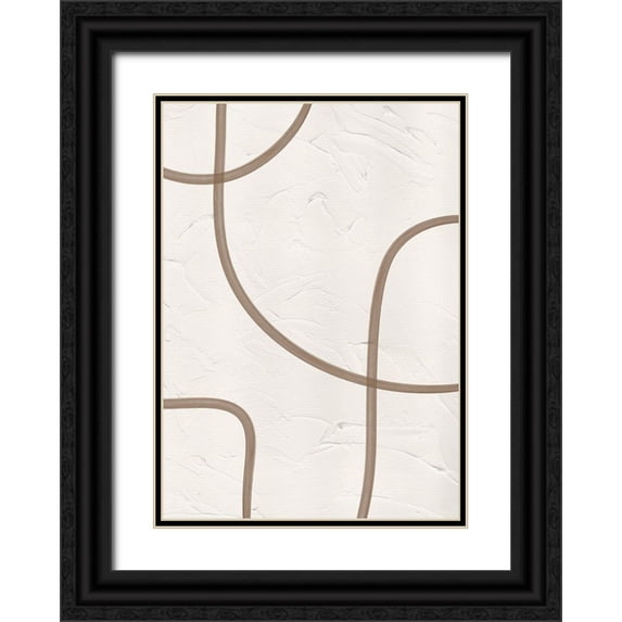 Ratcliffe, Tiffany 18x24 Black Ornate Wood Framed with Double Matting Museum Art Print Titled - Entwine