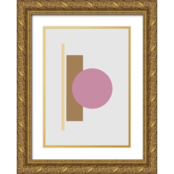 Ratcliffe, Tiffany 18x24 Gold Ornate Wood Framed with Double Matting Museum Art Print Titled - Balance No.1