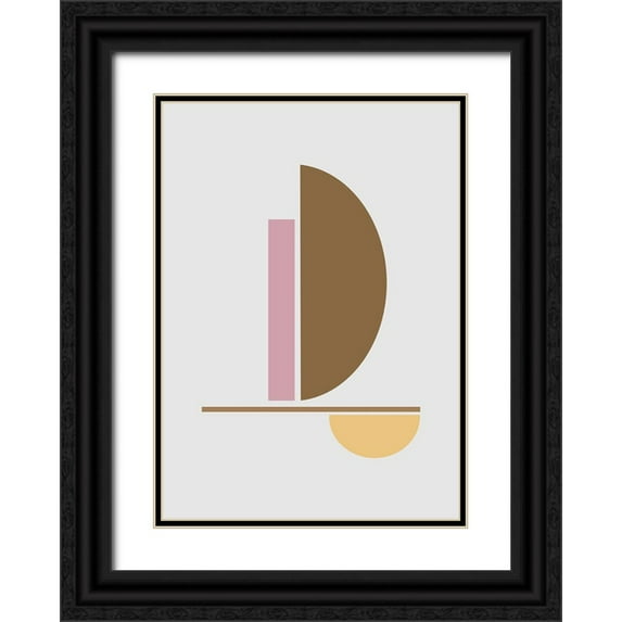 Ratcliffe, Tiffany 24x32 Black Ornate Wood Framed with Double Matting Museum Art Print Titled - Balance No.3
