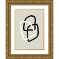 thumbnail image 1 of Ratcliffe, Tiffany 24x32 Gold Ornate Wood Framed with Double Matting Museum Art Print Titled - Interlock No.1, 1 of 4