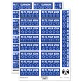 thumbnail image 1 of Rate Your Work Blank Stars Teacher Student School Sticker Set - Dark Blue - Gloss Finish - 2.00" Large, 1 of 7