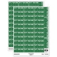thumbnail image 1 of Rate Your Work Blank Stars Teacher Student School Sticker Set - Dark Green - Matte Finish - 1.5" Small, 1 of 7