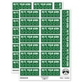 thumbnail image 1 of Rate Your Work Blank Stars Teacher Student School Sticker Set - Dark Green - Matte Finish - 2.00" Large, 1 of 7