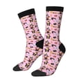 thumbnail image 1 of Rateoe 2336109497 for Women Casual Calf Socks - Cute Crew Socks - Thin Soft Above Ankle Socks Size 5-11, 1 of 6