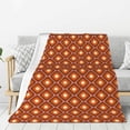 thumbnail image 1 of Rateoe 60s and 70s Aesthetic Pattern Flannel Throw Blanket, Ultra-soft Blanket for Bed, Couch, Car, Hypoallergenic Anti-pilling blanket-40"x30"(Vertical), 1 of 6