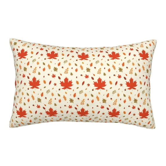 Rateoe A Simple Autumn Pattern Pillow Covers with Invisible Zipper(Pillows are not Included) Standard Pillowcases-14"x20"