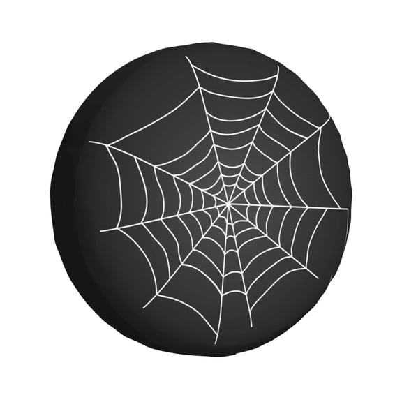 Rateoe A Web With A Spider Pattern Tire Cover Wheel Protectors Weatherproof Wheel Covers Universal Fit for Trailer Rv SUV Truck Camper Travel Trailers Accessories-14 inch