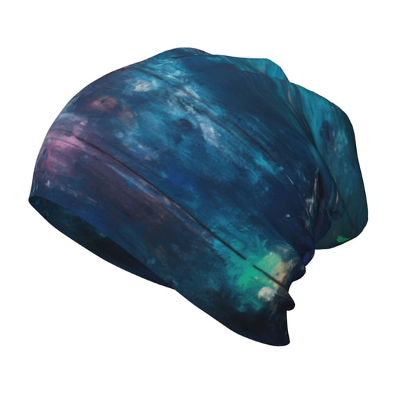 Rateoe Abstract Colorful Art Supplies Kids Beanie Warm Knit Beanie Hats Boys Girls Winter Hat Soft Slouchy Hats for Kids