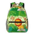 thumbnail image 1 of Rateoe African Animals in the Jungle Pattern Casual Backpack for School, Work, Travel – Adjustable Straps, Multiple Compartments – Ergonomic Design, Fits Laptops and Tablets, 1 of 5