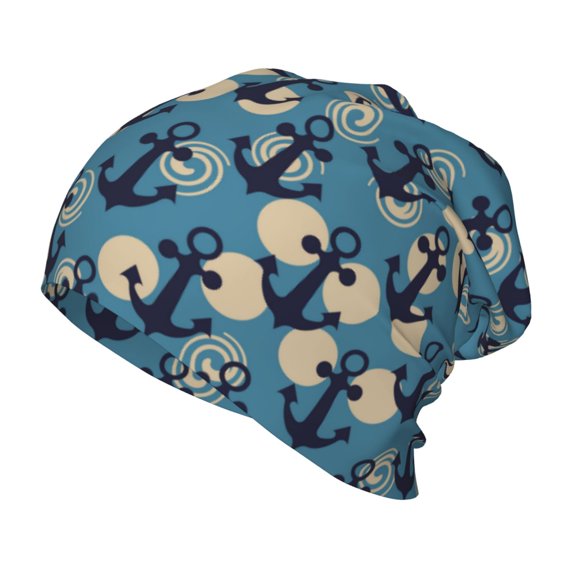 Rateoe Anchors Kids Beanie Warm Knit Beanie Hats Boys Girls Winter Hat Soft Slouchy Hats for Kids
