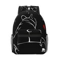thumbnail image 1 of Rateoe Animal Bulldog Pattern Durable Student Backpack Laptop Bag- Ergonomic Design, Waterproof Twill Fabric - Ideal for School, Travel, and Outdoor Activities-One Size, 1 of 6