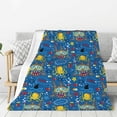 thumbnail image 1 of Rateoe Animals1 Pattern Flannel Throw Blanket, Ultra-soft Blanket for Bed, Couch, Car, Hypoallergenic Anti-pilling blanket-80"x60"(Vertical), 1 of 6